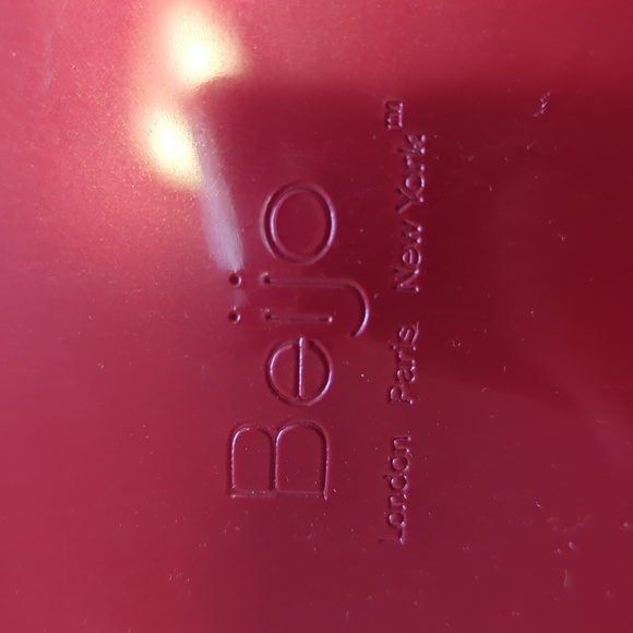 Red vinyl Beijo bag - Picture 2 of 4